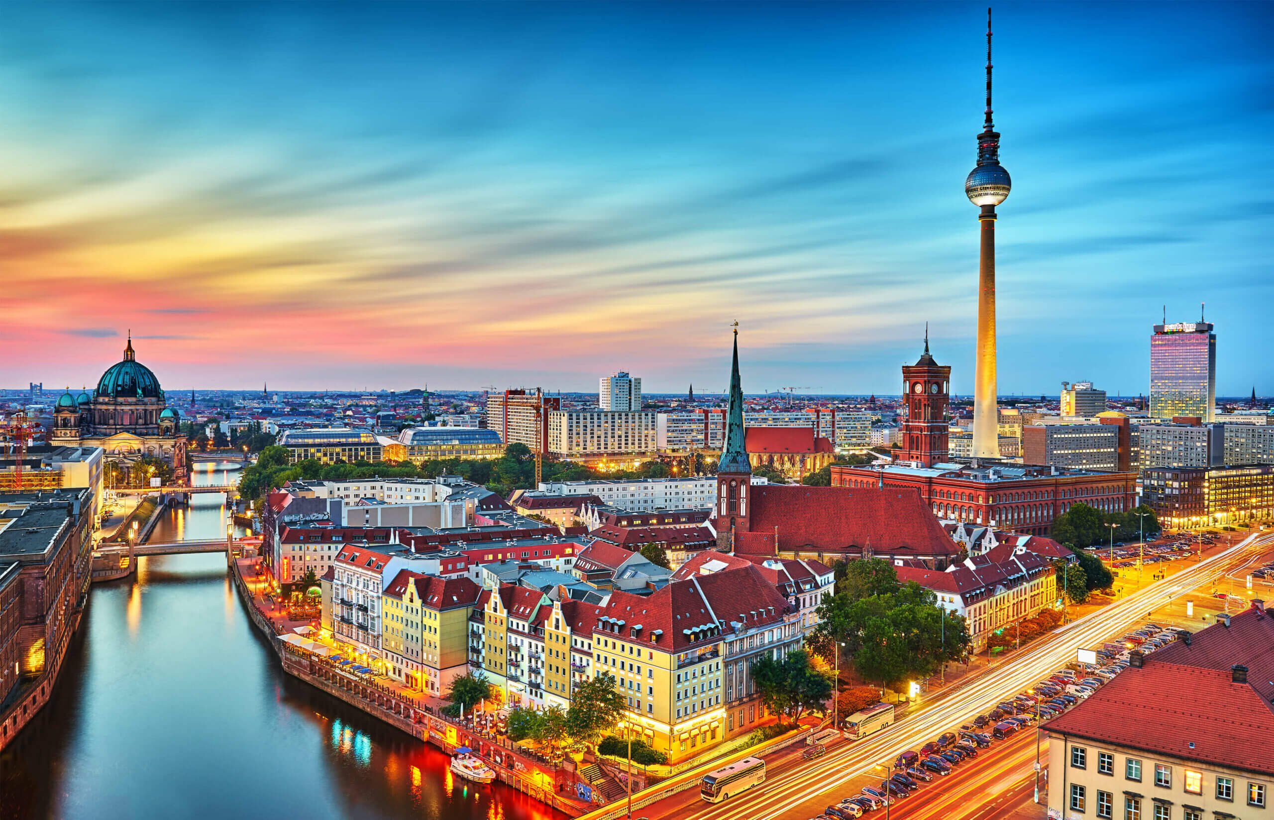 Panoramaansicht von Berlin für Escort Berlin mit Fernsehturm